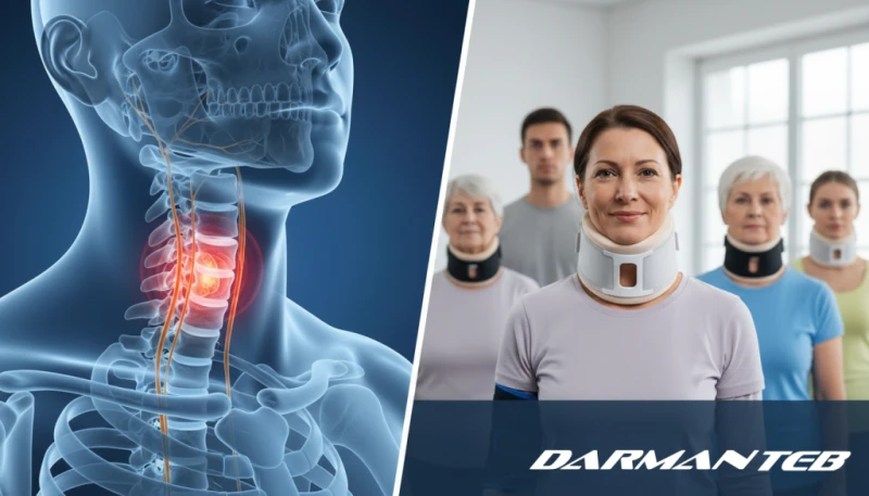 آسیبهای گردن: علل شایع، انواع مشکلات و نقش گردن بندهای طبی در پیشگیری و درمان